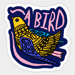 A gliding BIRD Sticker